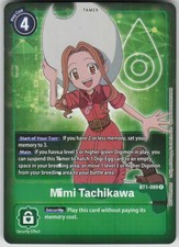 Digimon TCG Mimi Tachikawa (Box Topper) Rare Release Special Boos 1.0 BT1-089 R