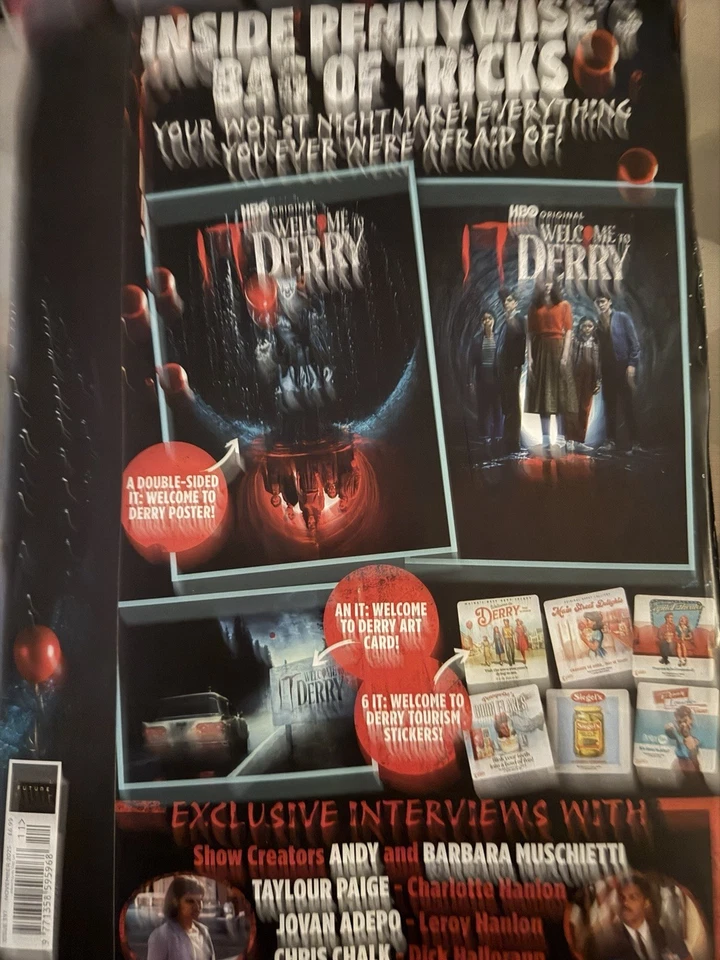 SFX magazine Nov '25 Otherworldly Exclusive! IT: Welcome to Derry Collector Pack - Image 2 of 2