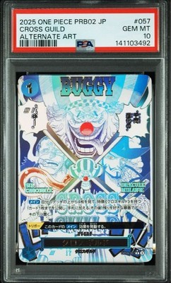 2025 PSA 10 Cross Guild Alternate Art OP09-057 PRB02 Parallel One