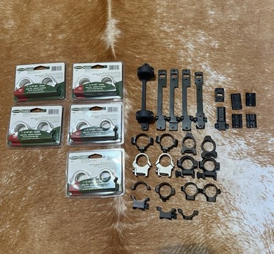 Lot #2 Assortment of Rings and Bases, Leupold, Redfield, Weaver And Random Other