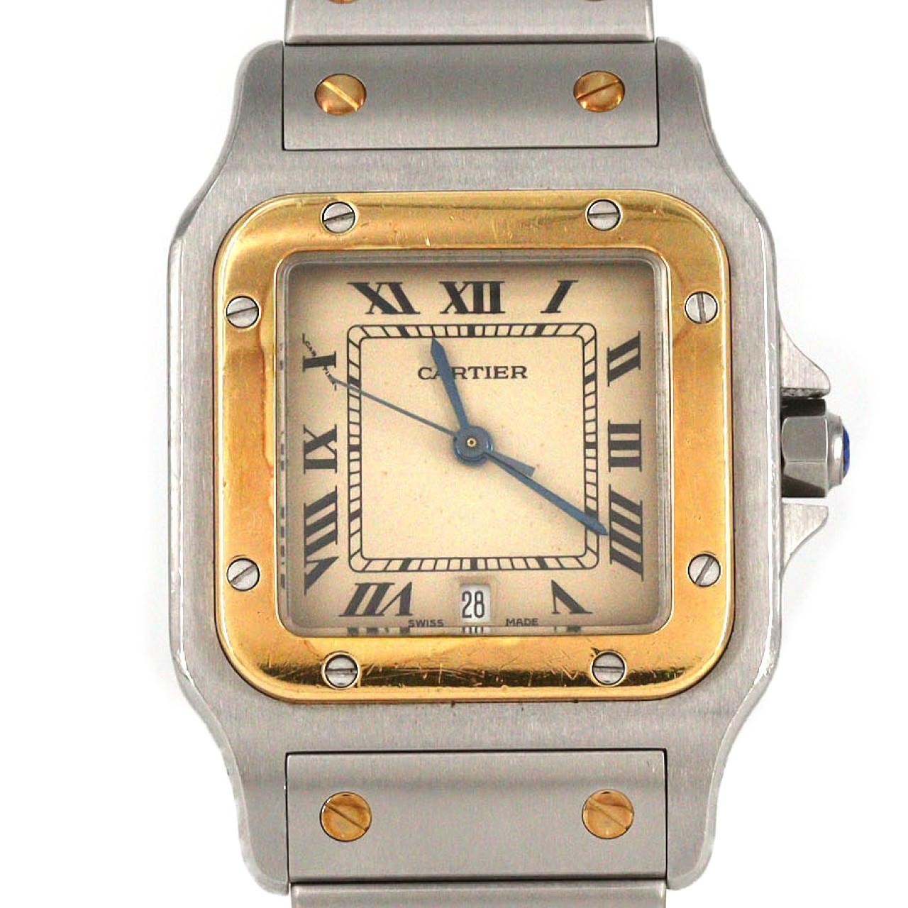 [Unserviced Value Price] Cartier Santos Galbee