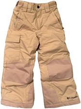 Columbia Snow Pants Girls Pink Bugaboo Cargo Outgrow Snow Ski Youth XXS 4-6
