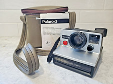 Polaroid Land Camera Pronto B Instant Film Camera with bag and manual.