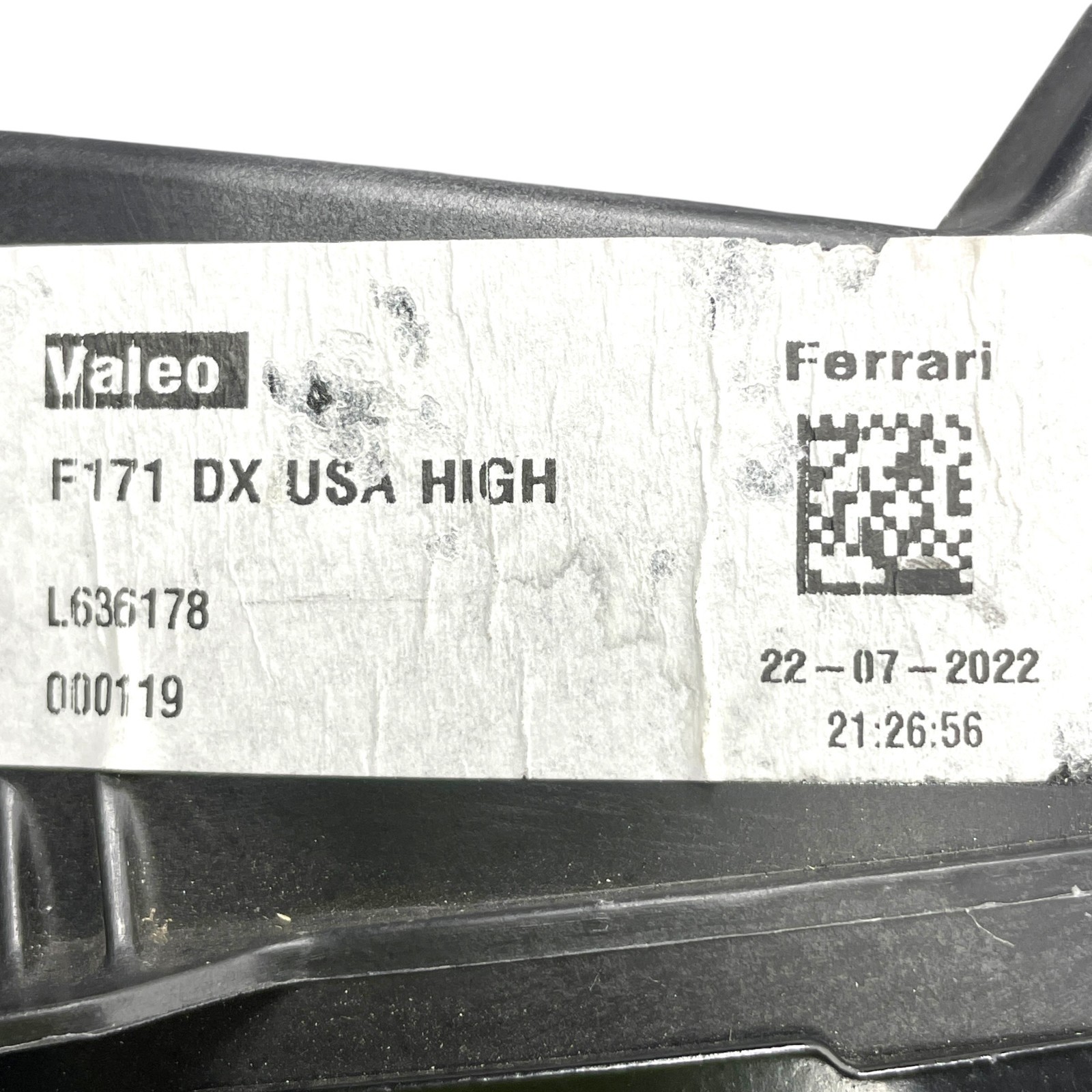 Ferrari 296 GTB GTS 2022-2025 OEM Front right passenger LED headlight L636178