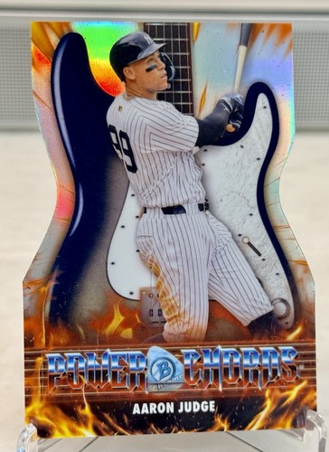 2026 Bowman Chrome Aaron Judge Power Chords Die-Cut Refractor #PC-1 Yankees SP