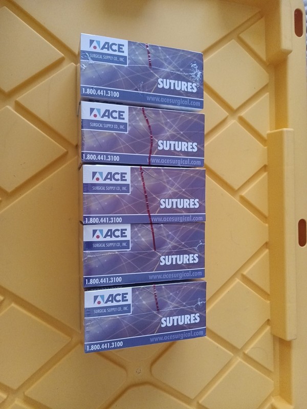 ace dental sutures lot new