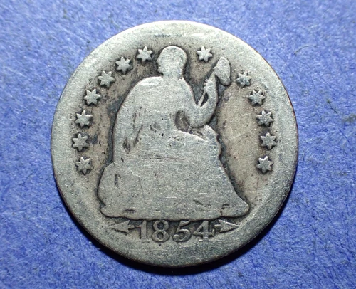 1854-O w/arrows Liberty Seated Half Dime  AG