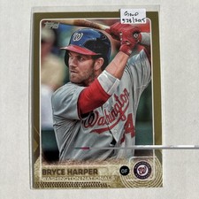Bryce Harper Gold Numbered 538/2015 2015 Topps - Bryce Harper #207 Gold /2015