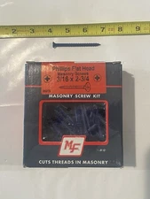 Midwest Fastener Masonry Screw  3/16" x  2-3/4"  qty 100 like Tapcon concrete 