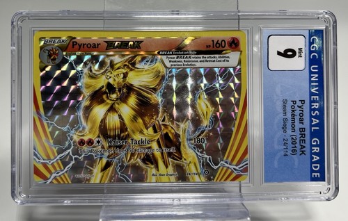 Pyroar BREAK graded CGC 9 for sale on eBay