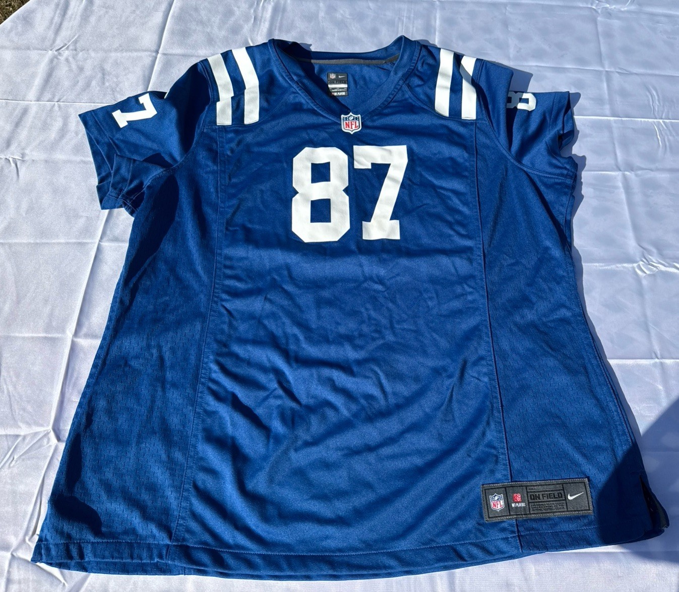 Nike On Field Reggie Wayne #87 Indianapolis Colts Jersey XXL Blue NFL