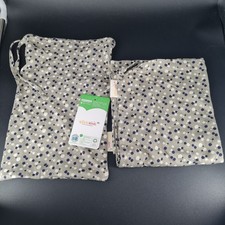 Stillschal mit Tasche Alana Grau Gepunktet Bio Baumwolle NEU mit Etikett DM Glüc
