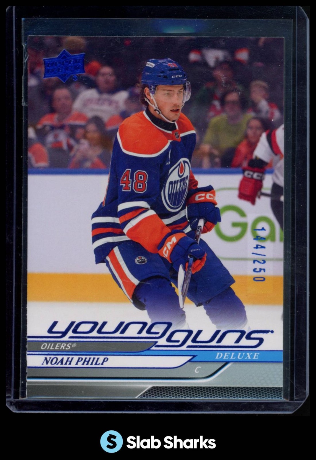 2024 UPPER DECK #495 NOAH PHILP DELUXE YOUNG GUNS RC ROOKIE /250