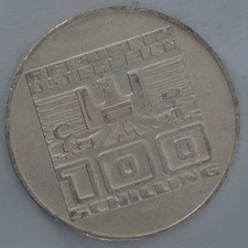 1978 Austria 100 Schilling Gmunden silver coin Austrian Mint