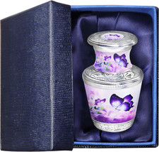 Butterfly Small Keepsake Urns for Human Ashes, Mini Urn for Gifting to Loved One