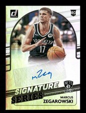 2021-22 Donruss #SS-MZG Marcus Zegarowski Signature Series
