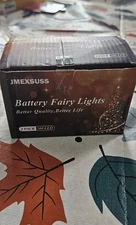 JMEXSUSS Fairy Lights Battery Operated with 2 X 200LED Strings, *Warm White  A10
