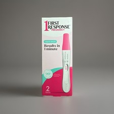First Response Rapid Result Pregnancy Test Kit With 2 Tests. Results In 1 Minute