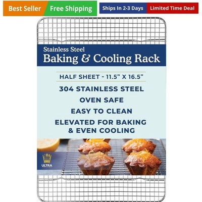 Heavy Duty Cooling Rack for Cooking and Baking - Professional Grade Premium10...