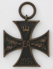 Original WWI Greman States Brunswick / Braunschweig 1914 War Merit Cross