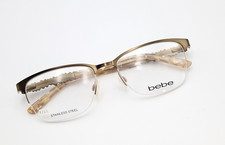 BEBE BB5177 200 Topaz Brown 52-17-135 Frames ...