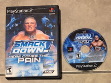 WWF WWE Smack Down Here Comes the Pain in original case PlayStation 2 PS2
