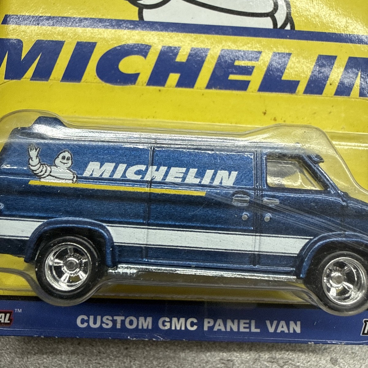 HOT WHEELS PREMIUM MICHELIN CUSTOM GMC PANEL VAN Package Shelfware