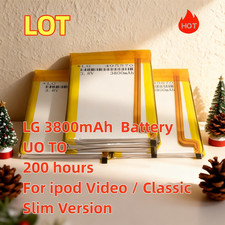 LG 3800mAh Battery Upgrade replacement for iPod Classic 6 7 Video 5 5.5 Thin
