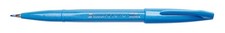 Pentel Fude Touch Sign Pen Sky Blue Brush Pen for Marking and Drawing