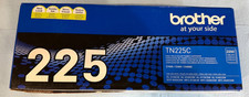 Genuine Brother Genuine High Yield Toner Cartridge, TN225C, Cyan - New