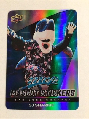 2025-26 Upper Deck MVP Mascot Stickers SJ Sharkie #MS-21