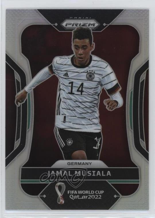 2022 Panini Prizm World Cup Qatar Silver Prizm Jamal Musiala #108 14tf