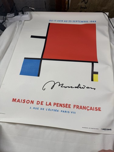 Piet Mondrian Art Exhibition Canvas Print Lambert Studios