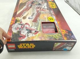 LEGO 7260 Wookiee Catamaran Original Box Light-Up VERY GOOD Star Wars 7261 Inlay