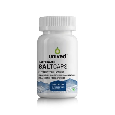 Unived Electrolyte Salt Caps + Caffeine | Endurance & Energy | 30 Caps