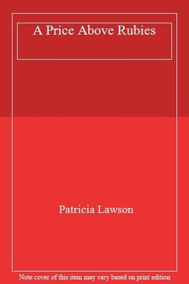 A Price Above Rubies,Patricia Lawson