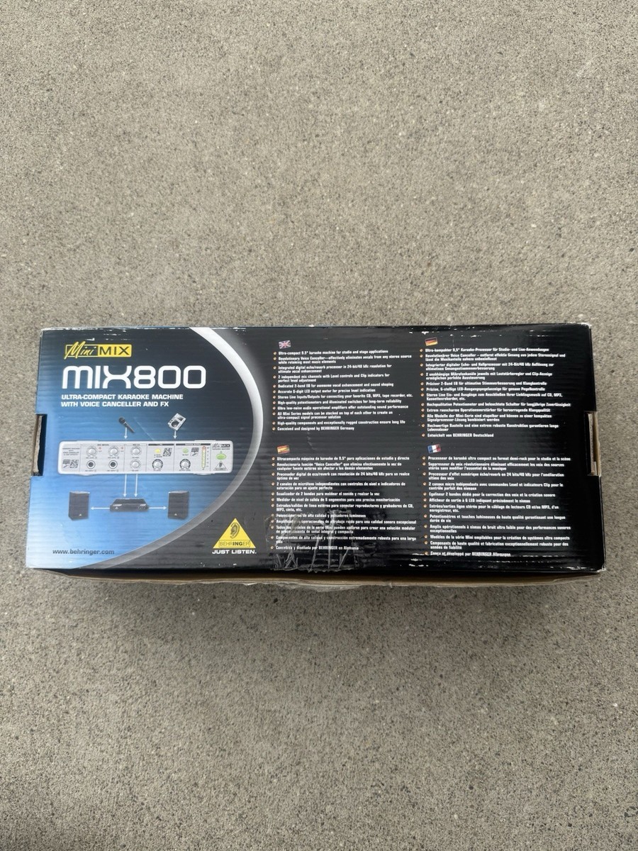 その他 Behringer Minimix mix800 bme6fzu Amazon.com: Behringer Minimix Mix800 Ultra-Compact Karaoke