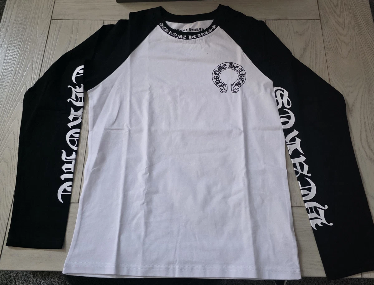 トップス old chrome hearts long tee Chrome Hearts Long Sleeve Solid T-Shirts for Men for sale | eBay