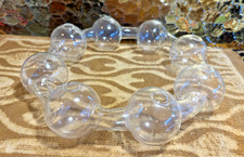 Vintage Handblown 8-Orb Glass Plant Propagation Station/Terrarium/Vase