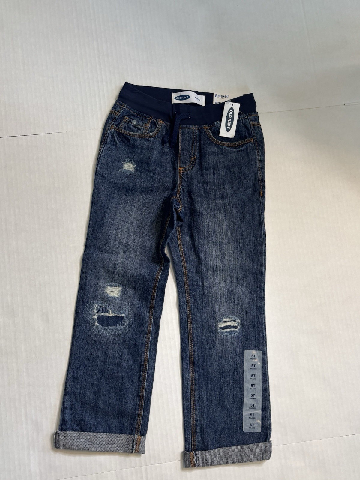 Blue Drawstring Waist Size 5t