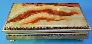 alte Blechdose ca. 25 5 x 13 5 x 6 8 cm