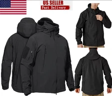 Tactical Jacket Mens Military Coat Soft Shell Work Jacket Waterproof Windbreaker