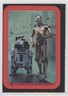 1977 Star Wars Stickers C-3PO R2-D2 #20 0u2j