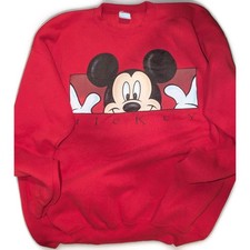 Vintage Disney Mickey Mouse Crewneck Sweatshirt XL Made In The USA