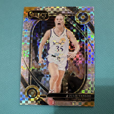 2025 Panini Select WNBA Julie Vanloo Premier Level Silver Disco Prizm