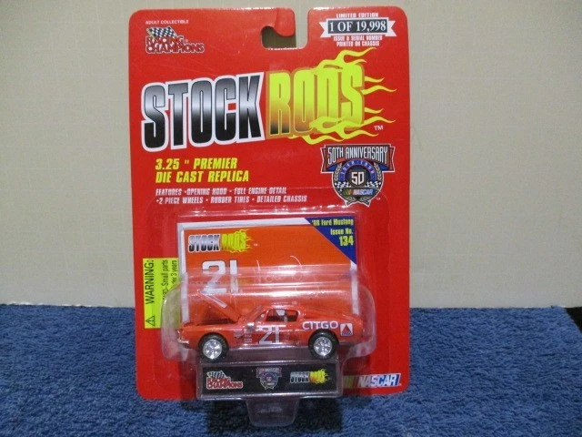RACING CHAMPIONS 1998 NASCAR STOCK RODS SERIES, '68 FORD MUSTANG. #134 - Image 2 of 4