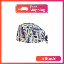 Tovelle Scrub Caps for Women, Classic Surgical Caps with Buttons