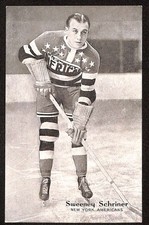 1935 Amalgamated Press the Champions 4x6 #12 Sweeney Schriner Authentic D102523
