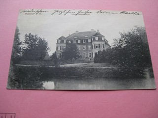 Autografo nobiltà Münster Haus Mauritsheide Martha von Gescher an von Beverfoerde