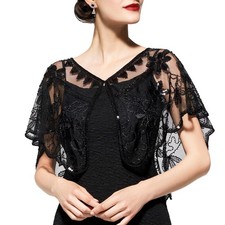 Women's 1920s Flapper Shawl,Sequin Beaded Shawls and Wraps for Evening Dresse...